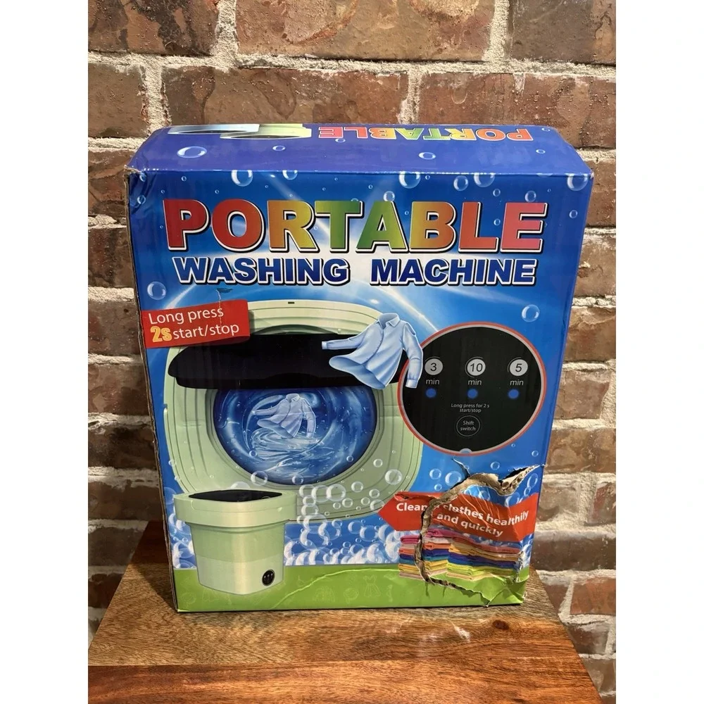 Portable Washing Machine, Foldable For Easy Storage, Electric, New w/ Open Box!
